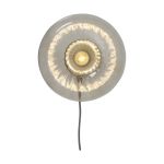 It's about RoMi Wall Light Brussels Glass Gold | Suitable for 1x E27 